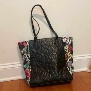 Betsey Johnson butterfly tote bag